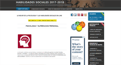 Desktop Screenshot of habilidades-sociales.com
